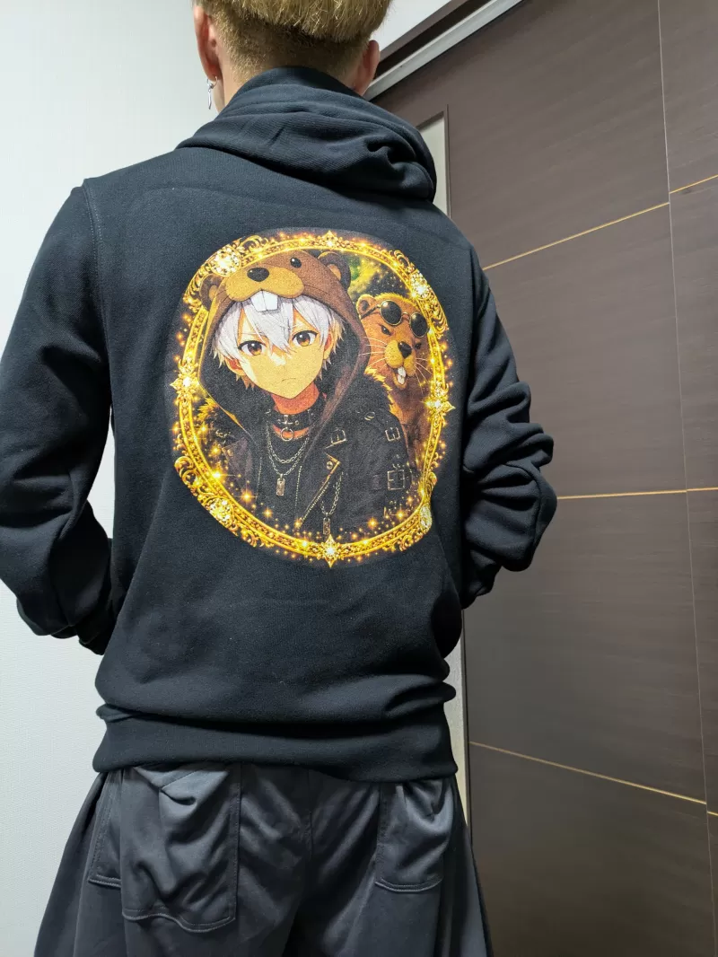 個人の誕生日用オリジナルパーカー