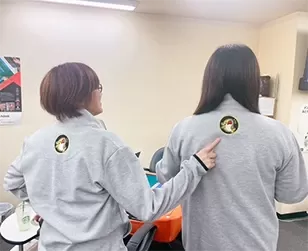 大会着用のオリジナルジャケット