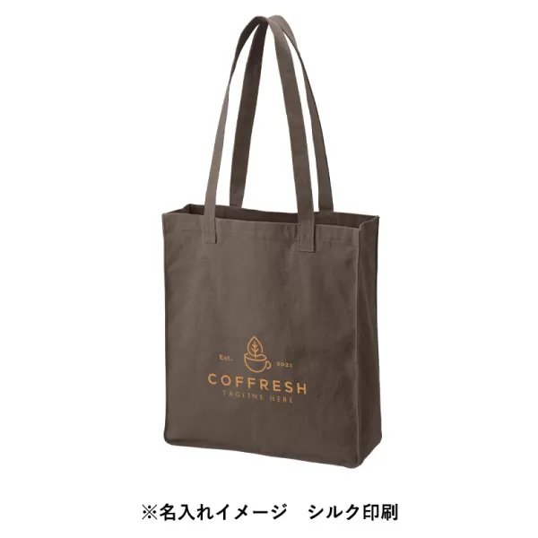 ライトウォッシュキャンバススクエアトート