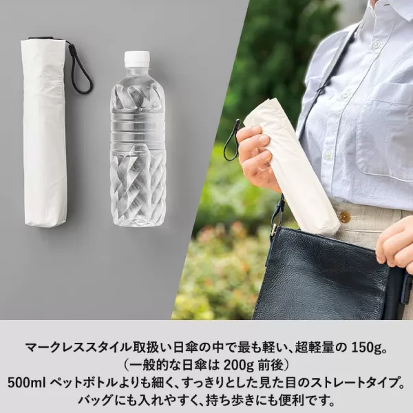超軽量スリム遮光折りたたみ傘