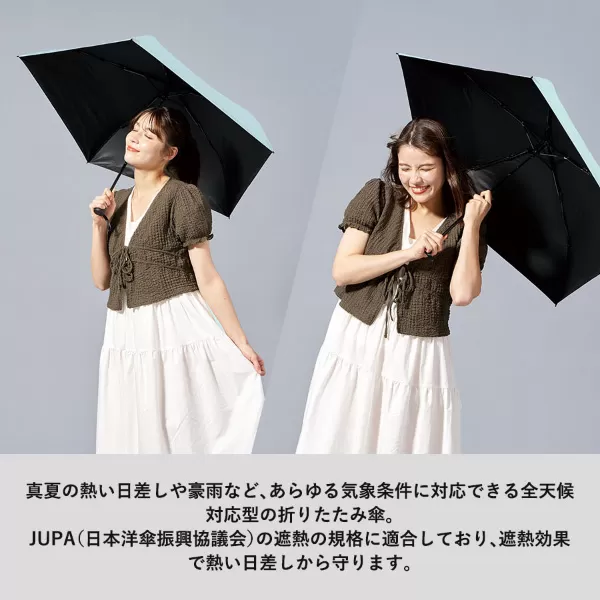 ベーシックオールウェザー折りたたみ傘