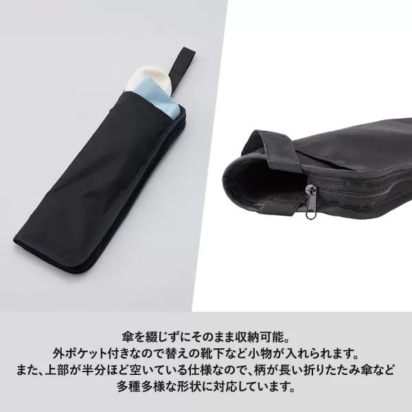 吸水収納ケース付UV折りたたみ傘