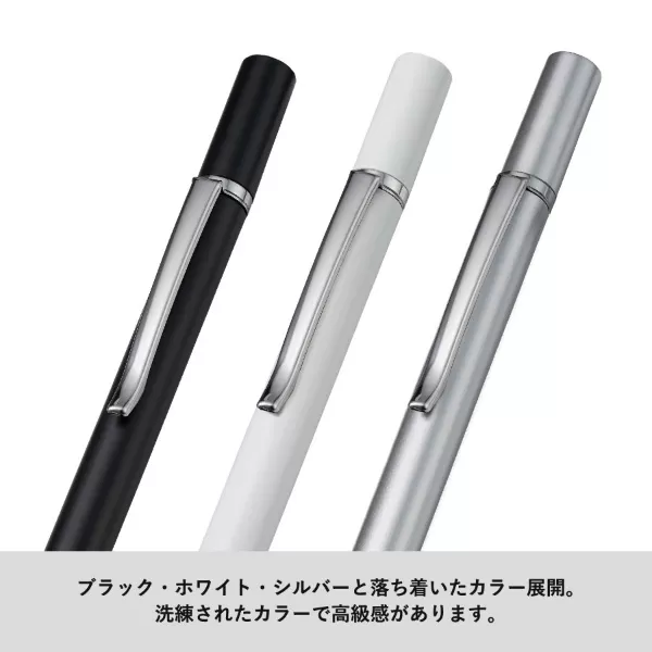 ボールペン付クリアディスク型タッチペン（再生ABS）