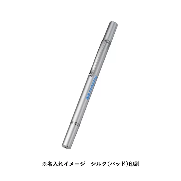 ボールペン付クリアディスク型タッチペン（再生ABS）