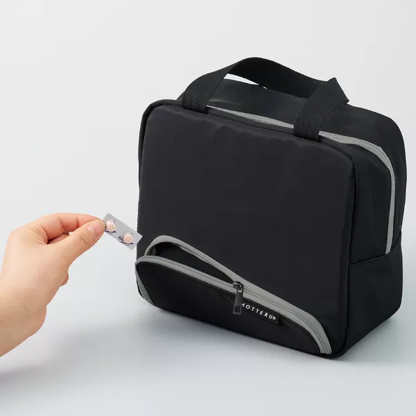 スマホが立てられるクーラーランチバッグ