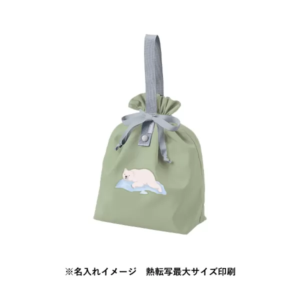 クルリトコンパクトクーラー巾着バッグ