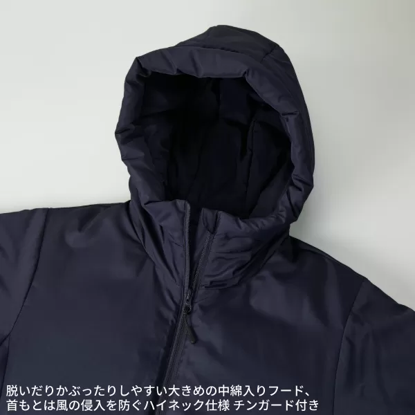インサレーテッド フルジップ パーカ(中綿入)