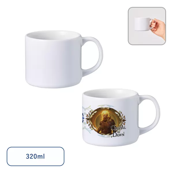 陶器マグストレートショートワイド