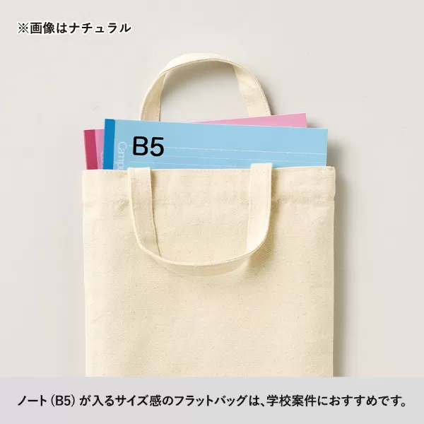 ライトキャンバスフラットバッグ（S）