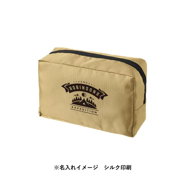 リップストップスクエアポーチ(L)