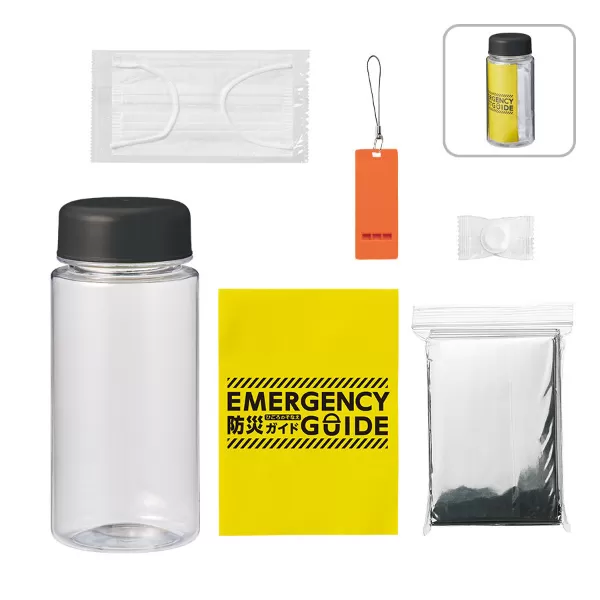 防災緊急６点セット　コンパクトボトルタイプ