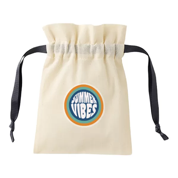 コットンカラーリボン巾着(SS)