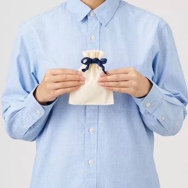 コットンカラーリボン巾着(SS)