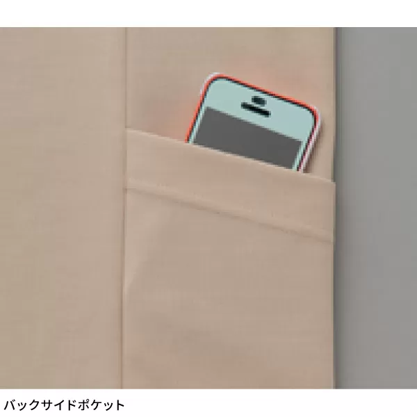 バックサイドポケット付半袖ポロシャツ（男女兼用）