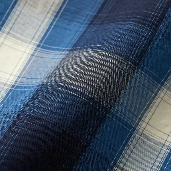 コットンオープンカラーショートスリーブシャツ