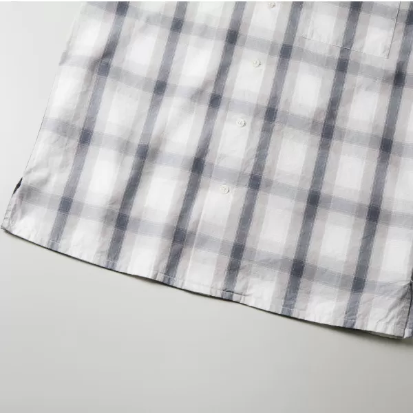 コットンオープンカラーショートスリーブシャツ