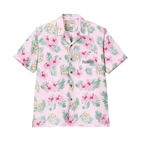 アロハシャツ（ハイビスカス柄）