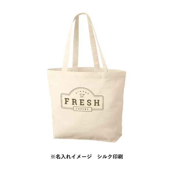 厚手コットンベーシックトート(M)ワイド