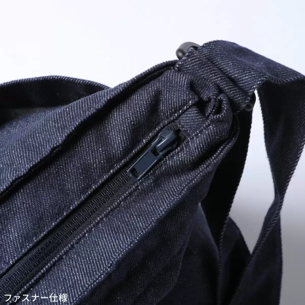 デニムボストンバッグ