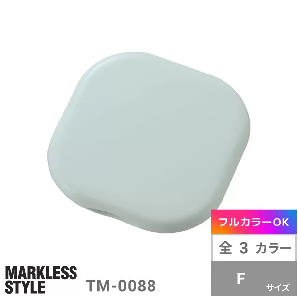 コーム付コンパクトミラー　スクエア