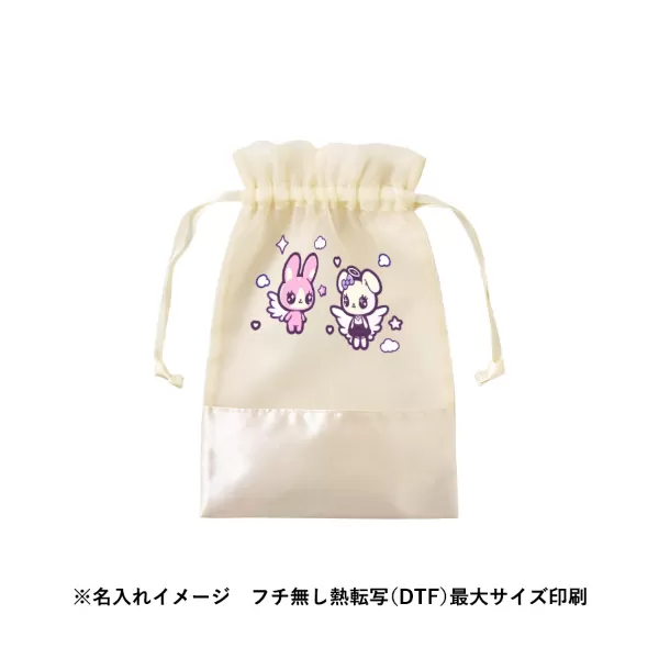 サテン＆オーガンジー巾着（M）