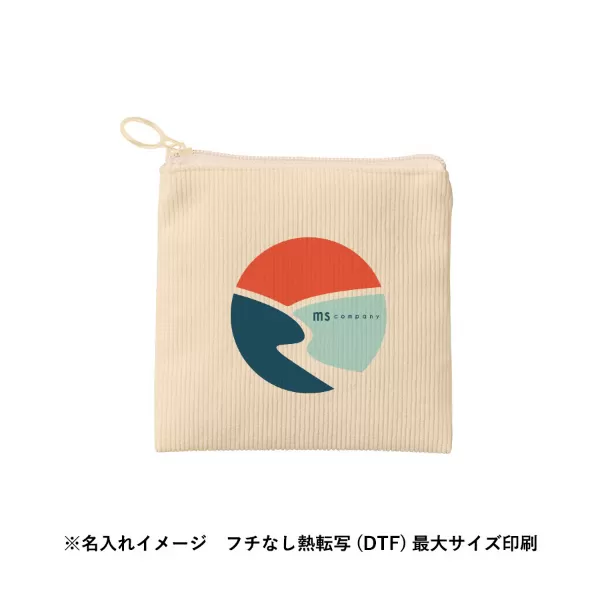 コーデュロイフラットポーチ（SS）