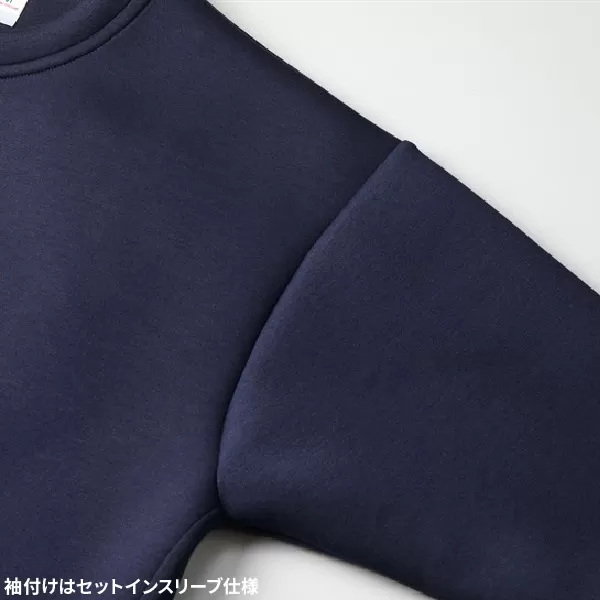 9.4オンス T/R ダンボールニット クルーネック シャツ