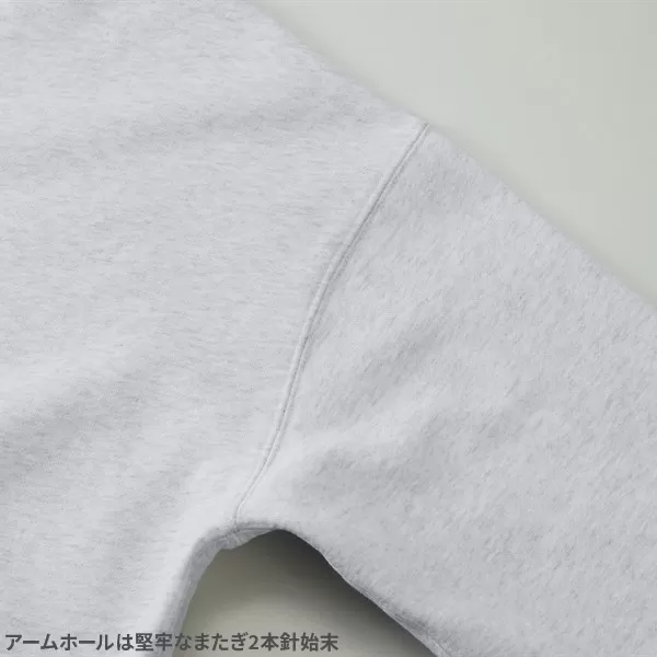 10.0オンス ボックスシルエット スウェット フルジップ パーカ（裏パイル）