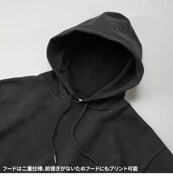 8.8オンス オープンエンド フェードウォッシュ スウェット プルオーバー パーカ（裏パイル）