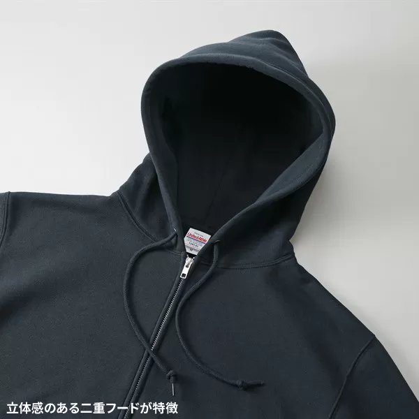 8.3オンス T/C ソフトブレンド スウェット フルジップ パーカ（裏起毛）