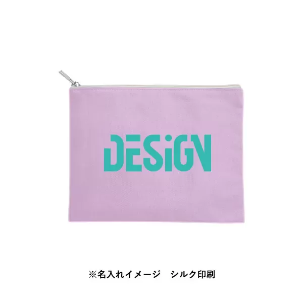 キャンバスフラットポーチ(M)