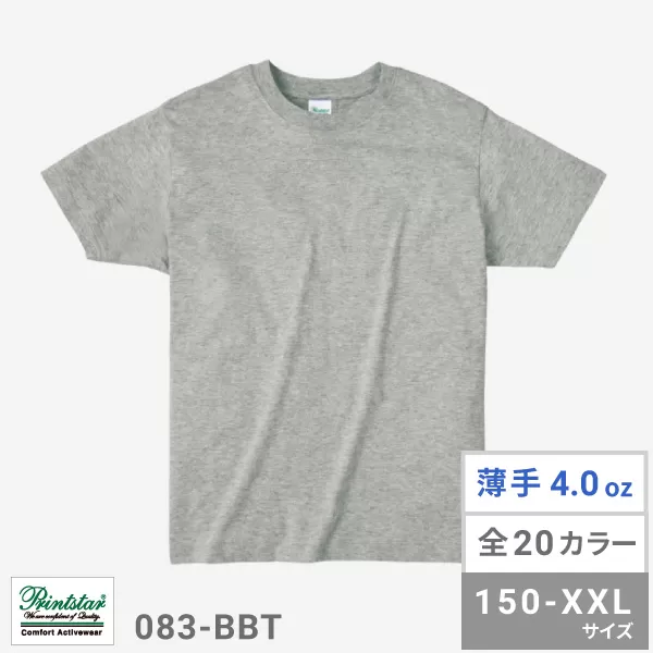 083-BBT 4.0オンス ライトウェイトTシャツ