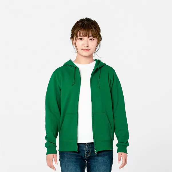 8.4オンス ジップアップライトパーカー