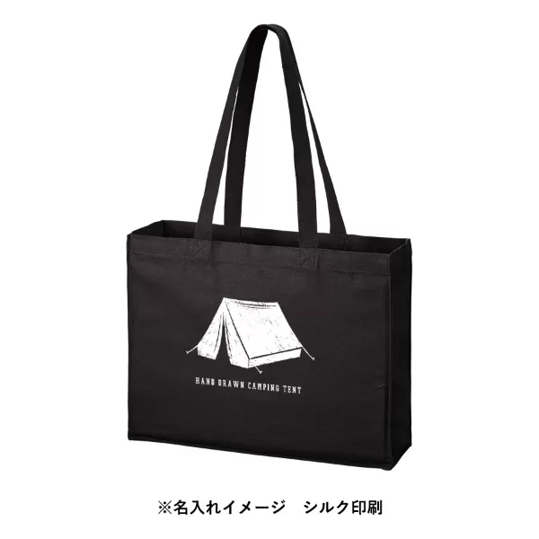 オーガニックコットンキャンバスボックストート