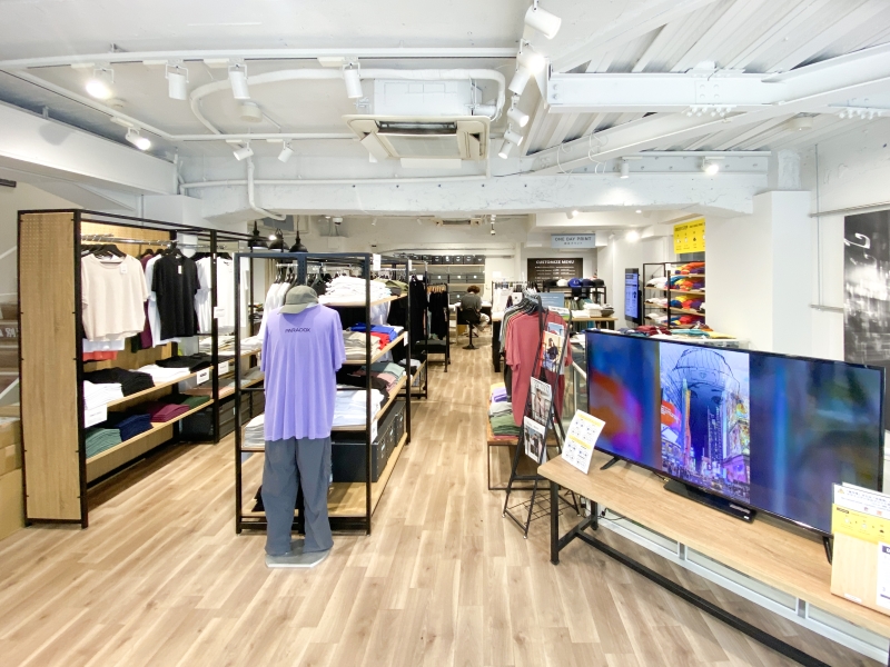 プラスワンコンセプトショップprintone 渋谷 東京 プラスワン店舗一覧 オリジナルtシャツ作成プラスワン