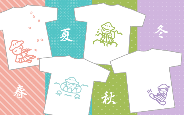 ゆるキャラでオリジナルTシャツ作成