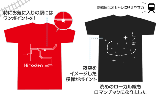 オリジナルTシャツのデザイン