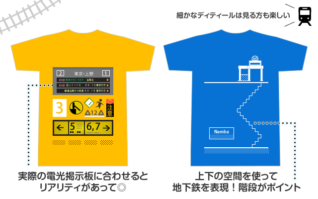 オリジナルTシャツのデザイン