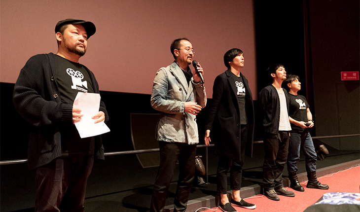 福井駅前短編映画祭の様子