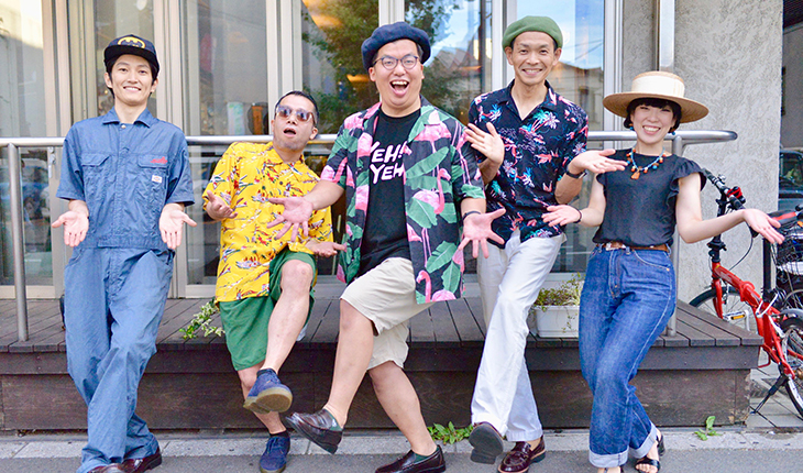 モッチェ永井さんとバンドの皆さん